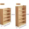 Estante de Armazenamento de Madeira Maciça para Livros Sala de Estar de Chão Simples para Crianças Estante de Livros Doméstica Multicamadas Quarto Estudante Escritório Armazenamento