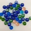 Fabricante de Canicas al por Mayor Canicas de Vidrio Cuentas Redondas de Vidrio para Máquinas de Juego Bolas de Vidrio de Color Mixto Canicas de 16 mm 25 mm