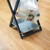 Rejilla de basura plegable importada de Japón para cocina con bandeja, bote de basura para acampar, bolsa de basura, soporte para bolsas de plástico para exteriores