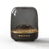 Novo V6 Colorido Subwoofer Vidro 4ª Geração Bluetooth Sem Fio Alto-falante Harman Vidro Mesmo Estilo Tws Alto-falante de Presente