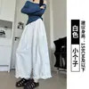 Calça Lanterna de Renda Taslan para Mulheres, Novo Estilo de Verão, Cintura Alta, Fluida, Calça Casual Petite, Calça Reta de Perna Larga de Nove Pontos