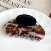 Pinza para el pelo de acetato con veta de madera estilo coreano, accesorio para el pelo vintage de nicho de lujo ligero, pinza de tiburón de tamaño mediano para recogidos en la parte posterior de la cabeza