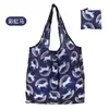Bolsa de Tote de Compras Floral Grande de 190t en Stock de Gran Venta, Bolsa de Poliéster al por Mayor, Bolsa Plegable, Bolsa de Regalo Promocional