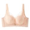 Sutiã de renda sexy B Cup confortável anti-corrida leve ajustável push-up confortável roupa íntima tridimensional sem anéis para mulheres