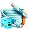 O conjunto é adequado para cabo de carregamento Apple, cabo de dados super rápido, iPhone 14 Pro Max, iPhone 13, tablet iPad