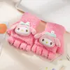 Guantes de dedo medio para niños otoño e invierno niños medio dedo cálidos lindos estudiantes de primaria escritura guantes de punto de doble propósito al por mayor