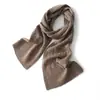 Bufanda de Cachemir Otoño e Invierno para Mujer, Tejido de Lana Delgado Hueco Cálido Estilo Coreano Moda Bufanda Larga para Envolver el Cuello