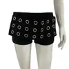 Estilo Nuevo de Verano Transfronterizo Encaje de Hoja de Loto Adelgazante Floral con Lazo Elástico Pastel Dulce Pantalones tipo Falda Florales para Mujer