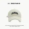 Gorra de béisbol retro bordada con letras para mujer, estilo japonés, otoño e invierno, para deportes al aire libre y viajes, gorra de béisbol para hombre con protección solar