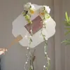 Tocados Antiguos Hanfu Super Hada Flor de Seda Accesorios para el Cabello Pinza de Flor de Camelia Simulada Flor con Borla Pin Fresco Accesorios