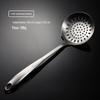 Espátula de aço inoxidável 304 Colher de sopa Escorredor Utensílios de cozinha espessados Espátula de cabo oco Utensílios de cozinha sereia Colher de fritura doméstica