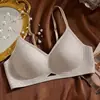 Sujetador Adhesivo de Doble Capa sin Costuras para Mujer, Push-Up y Levanta Busto, sin Tirantes, Cómodo