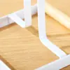 Estante de almacenamiento de rollo de papel para mesa de cocina vertical, sin clavos, engrosado, para encimera, portarrollos de papel absorbente de aceite, fabricantes de origen