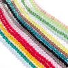Nueva pulsera de cuentas puntiagudas de cristal de color, cuentas de diamante, cortina de cuentas, accesorios hechos a mano, fabricantes de materiales, cuentas de vidrio sueltas al por mayor