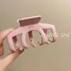 Presilha de Cabelo Geométrica de Acrílico Colorida para Mulheres, Tamanho Grande, Alta Qualidade, Versátil Presilha Tubarão para Coques na Parte de Trás da Cabeça
