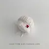 Chapéu de Bebê Primavera Outono Fino Proteção Solar à Prova de Vento Estilo Corte Chapéu de Proteção da Fontanela para Bebês Meninas Meses Pequenos Doce Touca de Nascimento Coreana