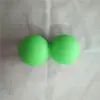 330g material de silicona bola fascial siamesa bola de masaje de cacahuete para yoga bola de masaje para relajación muscular bola de silicona sólida