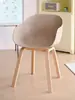 Silla de Comedor para el Hogar Respaldo Engrosado Silla de Plástico Lujo Ligero Sentido Avanzado Silla para Negocios Silla de Ocio para Restaurante Silla de Repuesto