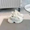 Zapatillas Deportivas de Moda para Niñas 2026 Primavera y Otoño Nuevos Zapatos Transpirables para Correr Tipo Papá para Niños Zapatos Casuales de Malla para Niños Pequeños