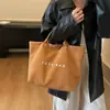 Bolso de Mano de Gran Capacidad con Diseño de Nicho para Mujer Otoño e Invierno 2025 Nuevo Bolso de Mano Casual Versátil Bolso Tote para Viajar