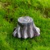 Musgo micro paisagem carnudo ecológico garrafa decoração resina criativa pequeno toco toco pequenos ornamentos exportação atacado