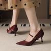 Fábrica de Origem Personalizado Transfronteiriço Fivela de Comutação Salto Alto Feminino Bico Fino Stiletto Sapatos de Casamento Madrinha Banquete 336-3