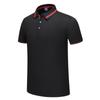 Camisa polo de manga corta con solapa de color seda de 220g primavera y verano disponible casual de algodón verano abertura holgada