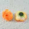 Flores Artificiales Nuevas al por Mayor Flor de Camelia de 6 cm Decoración de Arco de Pared Pasador de Flores Tocado Paquete de Material de Caja de Flores con Flores