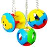 Juguete para loro, pelota de piel de tigre, peonía, Xuan Feng, loro gris, mordedura de King Kong, jaula para pájaros, joyería, suministros para pájaros