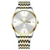 Reloj para Hombre Lige/Lige Sencillo y Moderno Doble Calendario Resistente al Agua Reloj de Cuarzo Reloj de Negocios