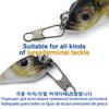 Conector Rápido de Pin Tipo B Sin Pie Pesca en el Mar Línea Anti-enganche Pin de Anzuelo Fuerte Tirón Pin de Pesca