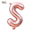 Globos de Papel de Aluminio de 16 Pulgadas, Números Dorados Rosados 0-9, Letras A-Z, Globos para Fiesta de Cumpleaños, Suministros, Decoración, Arreglo