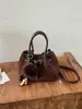 Bolso de mano grande, de nicho, con acabado mate para mujer, nuevo estilo 2025, moderno, bolso de hombro retro, bolso de mano para el trabajo