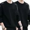 Envío RápidoCamiseta de Manga Larga con Cuello Redondo, Holgada y Gruesa, para Otoño e Invierno, Tallas Grandes
