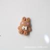 Celebridade da Internet Cor de Chá com Leite Acessórios de Joias DIY Cola de Creme Capa de Celular Material de Adorno de Beleza Urso Sorvete