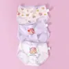 Roupa Íntima Feminina Algodão Puro Infantil Boxer de Cintura Média Categoria a Algodão Ano do Zodíaco Meninas 3-13 Anos Sem Presilha na Bunda Desenho Animado