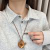 Collar con Colgante de Croissant para Mujer, Accesorio Único de Cadena para Suéter de Nicho, Encanto de Pan de Masa Madre, Accesorio de Primavera y Verano