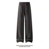Otoño 2026 Nuevo Estilo Base Blanca Pierna Recta Patrón Espiga Pantalones Largos M-5XL HK261145-P30