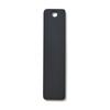 Llavero largo en blanco transfronterizo en stock etiqueta redonda de acero inoxidable collar militar etiqueta de metal grabada con láser