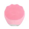 Dispositivo de Limpeza Facial Elétrico, Dispositivo de Limpeza Facial de Silicone, Escova de Limpeza Facial Ultrassônica à Prova d'Água para Poros, Escova Facial de Cerdas Macias para Limpeza Profunda