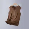Camisa con Base de Satén de Acetato Imitación, Ropa Profesional, Chaleco Interior para Mujer, Nuevo Estilo de Verano, Elegante Top Calado para Commuter para Usar por Encima