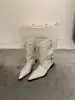 Encuentro de Primera Temporada 2026 Nuevas Botas de Otoño Individuales Cuero Retro Hebilla Pantalones de Media Pantorrilla
