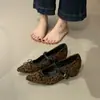 Zapatos Mary Jane Negros con Punta Francesa y Lazo para Mujer 2026 Otoño/Invierno Nuevos Zapatos de Vestir con Una Correa Versátiles Aumentadores de Altura Interior