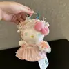 Auténtico Peluche de Dibujos Animados Sanrio Hello Kitty Bolsa Decoración Colgante Llavero Colgante