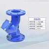 Filtro de flange, válvula de filtro tipo Y de ferro fundido dúctil, GL41H-16, tela de filtro de aço inoxidável, DN25, 40, 50, 65.