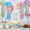 Linterna de Papel Jellyfish Gradiente de Producto Nuevo Transfronteriza Colgante Tema Sirena Guardería Fiesta de Cumpleaños Decoración Accesorios