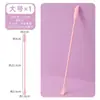 Cuchara dosificadora cosmética, espátula de silicona, emulsión acuosa, crema facial, base líquida para el cuidado de la piel, herramienta de botella mini, herramienta de cuchara pequeña