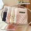 Ropa Interior de Algodón Puro con Estampado Floral Fresco para Mujer 10A Antibacteriana Entrepierna Extendida Transpirable y Cómoda Elástica Cubridora de Cadera Ropa Interior para Niña