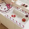 Alfombrilla Antisalpicaduras de Grifo de Dibujos Animados Alfombrilla Absorbente de Diatomeas para Encimera de Cocina Posavasos de Fácil Cuidado Alfombrilla Larga para Fregadero