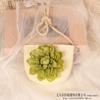 Saco Primavera e Verão Princesa Key Coin Bolsa Handmade Tecido Infantil Straw Bag Mini Fruit Zipper Bag Crossbody Bag